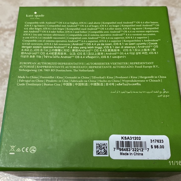 Kate Spade blue tracker NWT - Picture 5 of 7